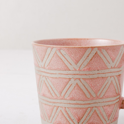 Hollie Patterned Mug 350ml - Entangle Red 4