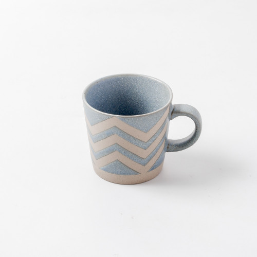 Hollie Patterned Mug 350ml - Wave Green 2