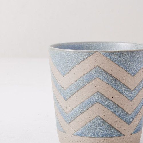 Hollie Patterned Mug 350ml - Wave Green 5