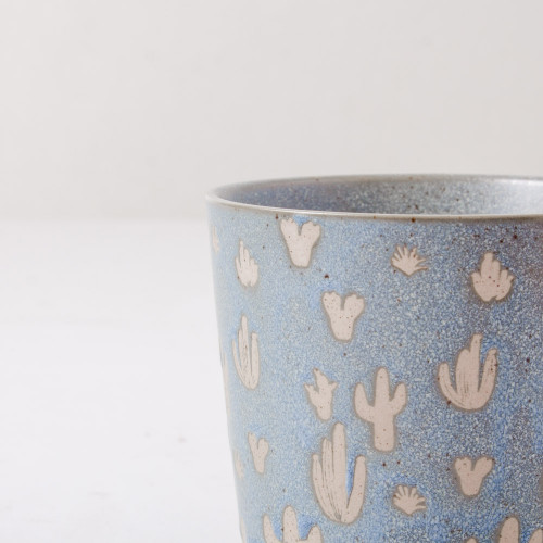 Hollie Patterned Mug 350ml - Cactus Green 5