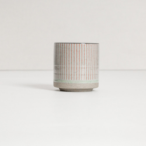 Ukiyo Tea Cup 150ml - Red Stripes
