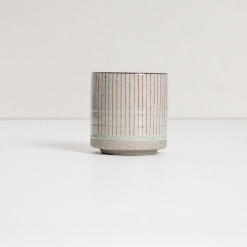 Ukiyo Tea Cup 150ml - Red Stripes