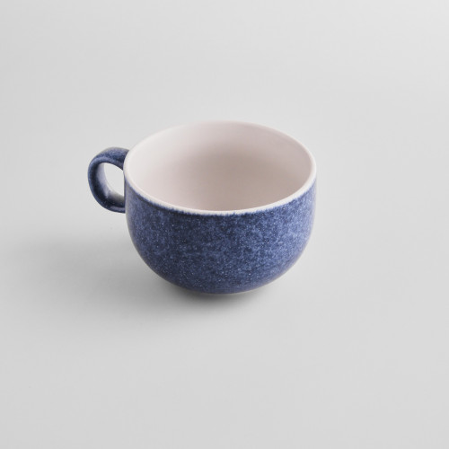 Han Tsutsu-Gata 225ml Teacup - Black Raku 9