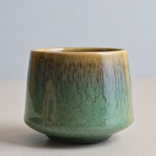 Han Tsutsu-Gata 225ml Teacup - Jade Lustre