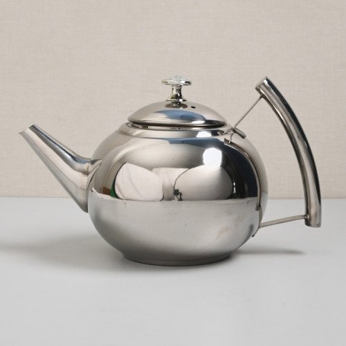 Stainless Steel Pearl Teapot with Filter 1L - Silver