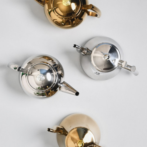 Stainless Steel Pearl Teapot with Filter 1L - Silver 7