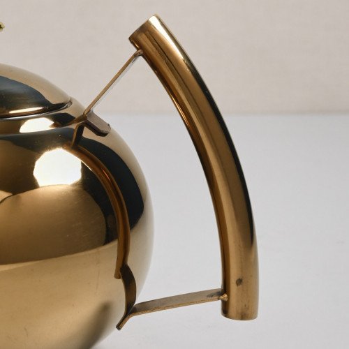 Stainless Steel Pearl Teapot with Filter 1L - Gold 2