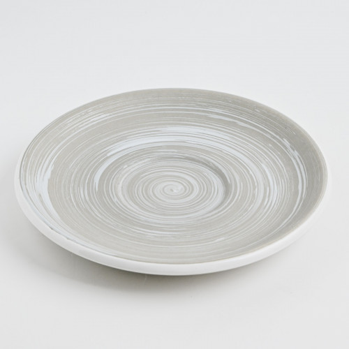 Grey Swirl saucer L