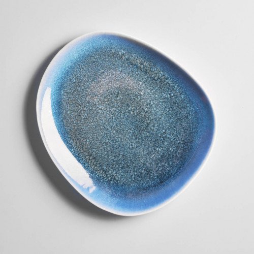 Gaia Caldera Blue Dinner Plate 28.8 x 25.2cm