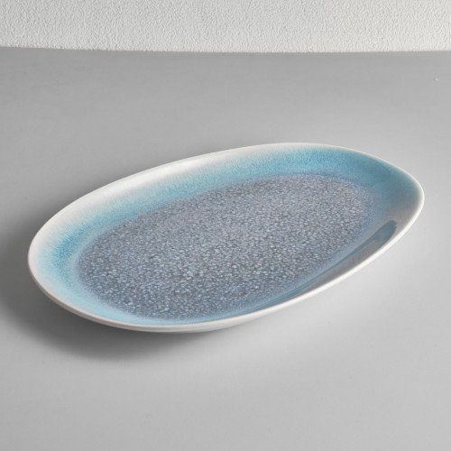 Gaia Caldera Grey Platter Large 33.8 x 23cm 3