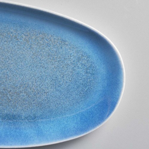 Gaia Caldera Blue Platter Medium 27.4 x 18.2cm 2