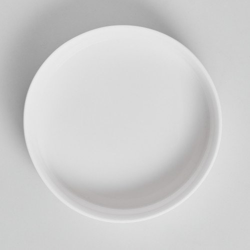 Kaden White Plate Tall Stackable 13cm 3