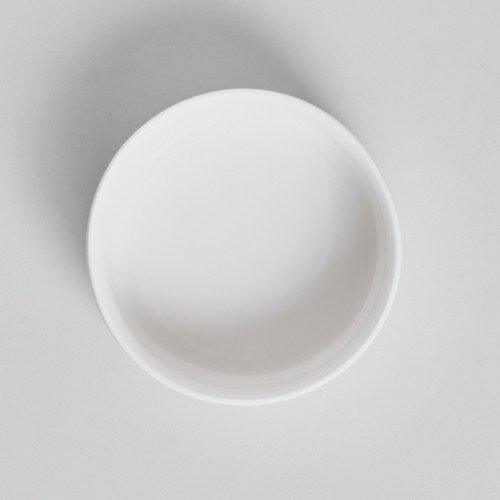 Kaden White Plate Tall Stackable 20cm 3