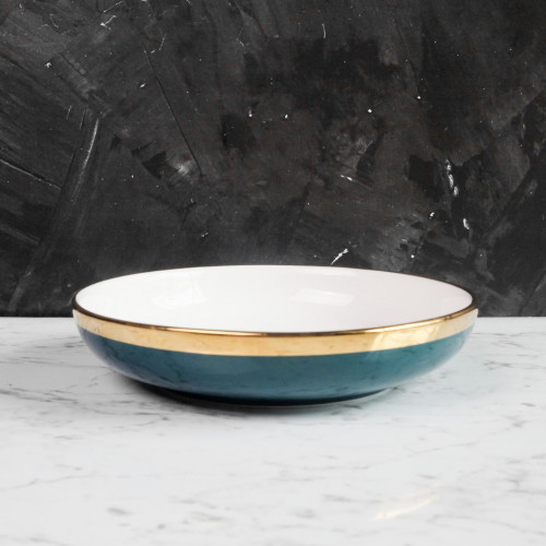 Viridian Green Deep Plate 7.5"