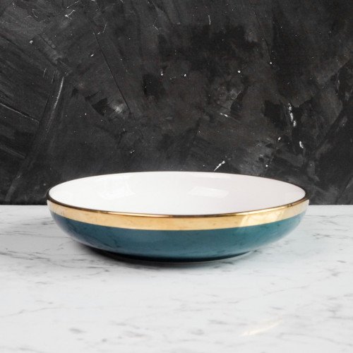 Viridian Green Deep Plate 7.5"