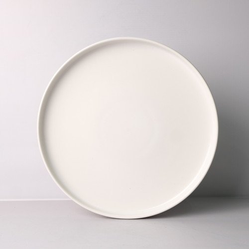 White Solitude 10" Dinner Plate