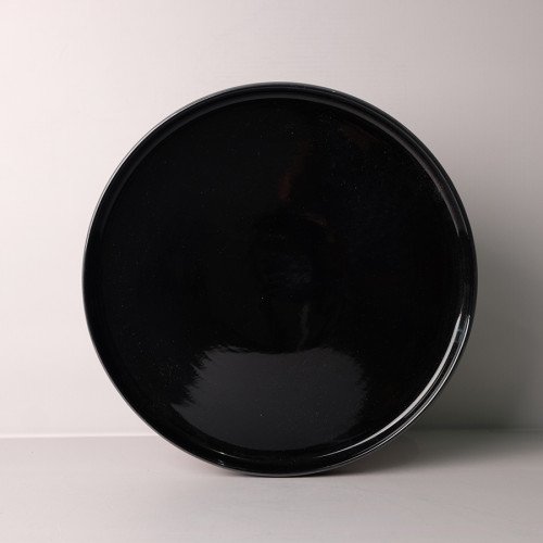 Black Solitude 10.6" Dinner Plate