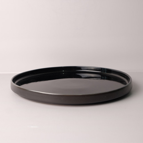 Black Solitude 10.6" Dinner Plate 2