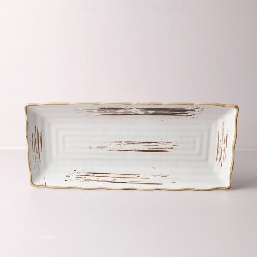 Golden Notch 10" Long Plate 4