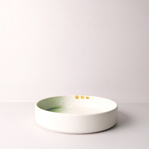 White Serene Semi-Bowl 8" 2