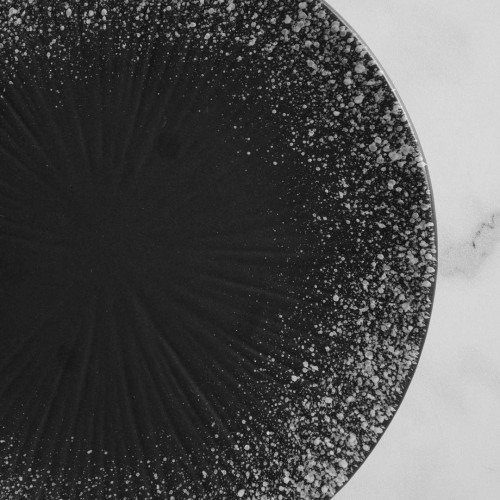 Black Kemuri Dinner Plate 9" 5