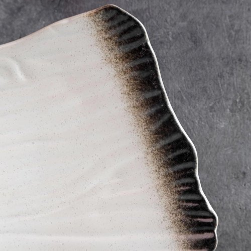 Wakana Asymmetric Salad Plate 9" 2