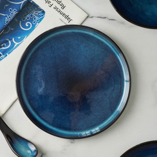 Stellar Blue Salad Plate 8"