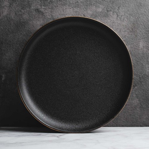 Black Clarity Dinner Plate 10"