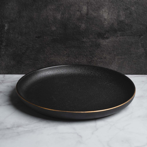 Black Clarity Dinner Plate 10" 2