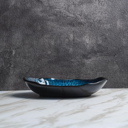Blue Veins Pasta Plate 9" 4