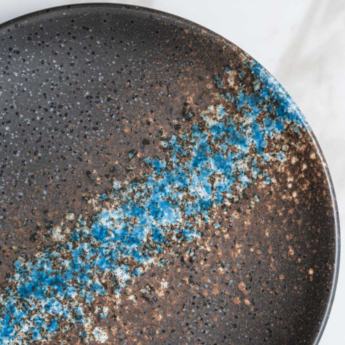 Luster Blue Sharing Plate 6" 3