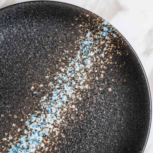 Luster Blue Salad Plate 8" 5