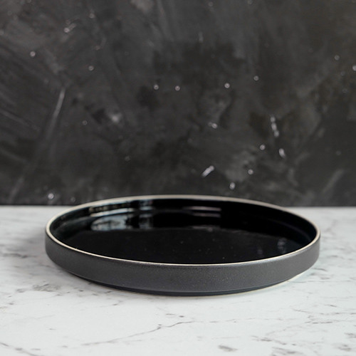 Black Solitude Short Rim Plate 8" 4