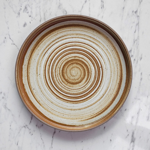 Sandblasted Brown Salad Plate 8" 3