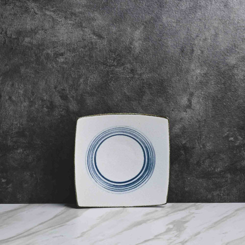 Seraphic Blue Square Salad Plate 7" 4