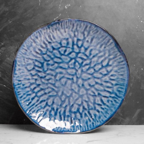 Blue Veins Dinner Plate 10"