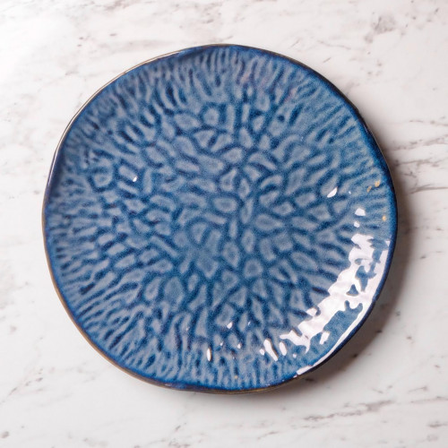 Blue Veins Dinner Plate 10" 2