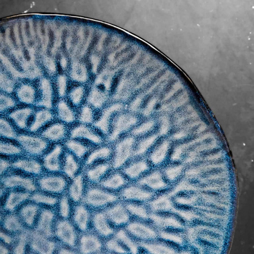 Blue Veins Dinner Plate 10" 5