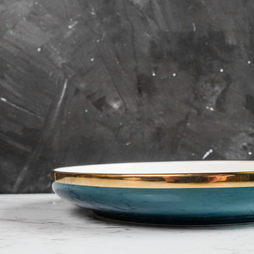Viridian Green Shallow Plate 8" 4