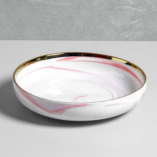 Marble Blush Dinner Plate 10" 4