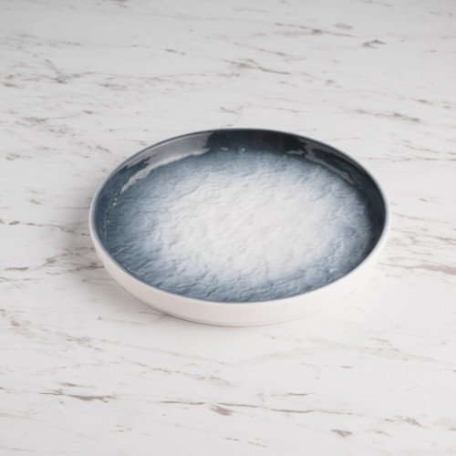 Glacier Blue Round Sharing Plate 6" 3