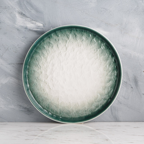 Glacier Green Round Salad Plate 8"