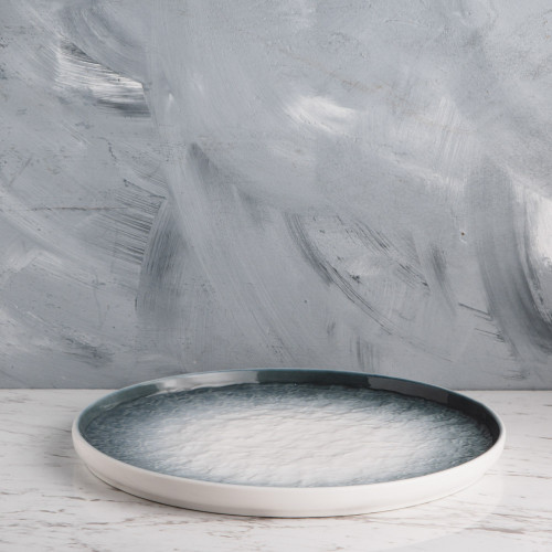 Glacier Blue Round Dinner Plate 10" 2