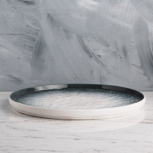 Glacier Blue Round Dinner Plate 10" 4