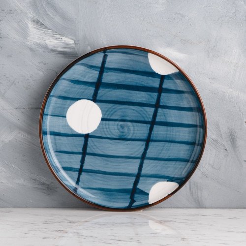 Meiji Blue Blossom Salad Plate 8"