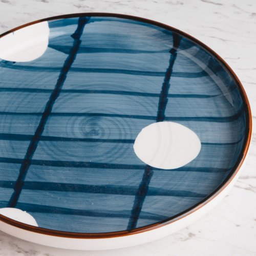 Meiji Blue Blossom Salad Plate 8" 3