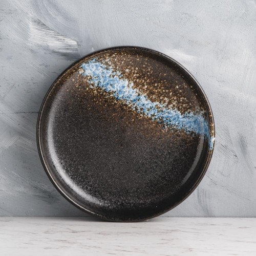 Luster Blue Semibowl 8"