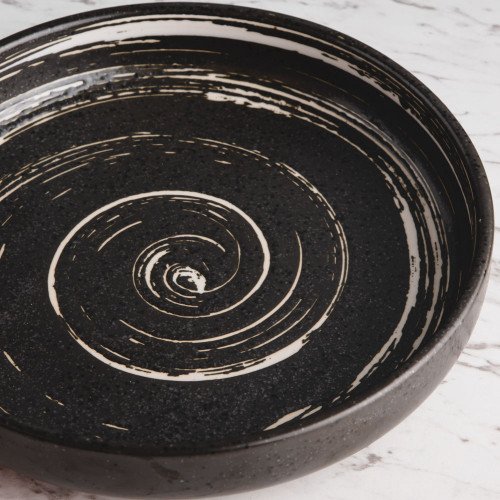 Vanity Black Semibowl 8" 2