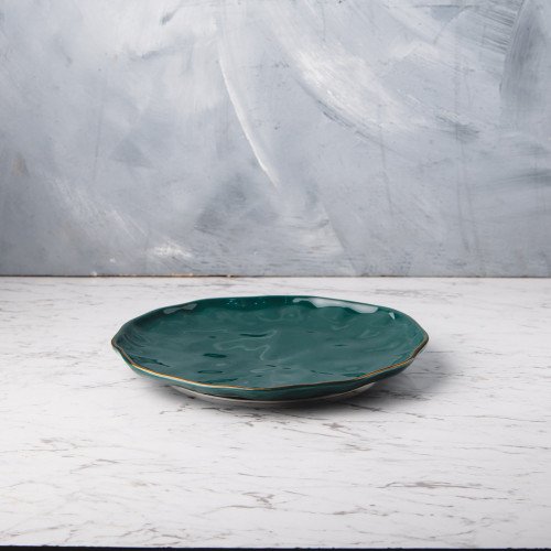 Sliver Tint Green Salad Plate 8.6" 3