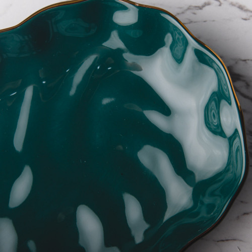 Sliver Tint Green Long Platter 12" 4